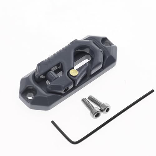 YJDTESVC Elektrische Seilwinde aus Metall, Simulation, Metallzubehör für RC-Modelle 1/10 und 1/8, Kettenmodifikationszubehör für Autos (Titanium) von YJDTESVC
