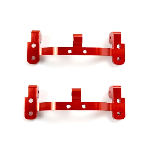 YJDTESVC MN D90 D99S MN90 MN99S MN45 FJ40 1/12 RC Auto-Upgrade-Teile, Metall-Zugstangen-Basis, Sitzverbindungsstangenhalterung (rot) von YJDTESVC