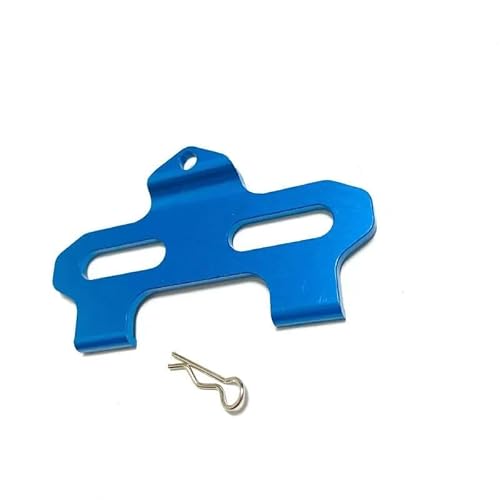 YJDTESVC Metall-Upgrade-Teile-Set, Lenkblöcke, Querlenker für Trxs, LaTrax Teton 1/18 RC Auto (Batterieplatine, blau) von YJDTESVC