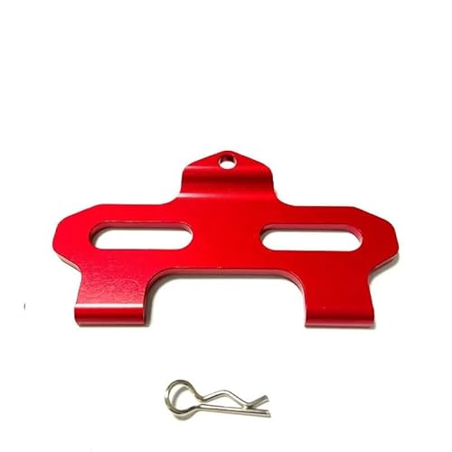 YJDTESVC Metall-Upgrade-Teile-Set, Lenkblöcke, Querlenker für Trxs, LaTrax Teton 1/18 RC Auto (Batterieplatine, rot) von YJDTESVC