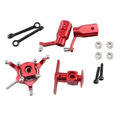 YJDTESVC Metall Verbesserte Rotor Clip Klinge Clip Rotorkopf Taumelscheibe for WLtoys V977 V988 / XK K110S K110 K120 RC Hubschrauber Ersatzteile(Metal as Show 2) von YJDTESVC