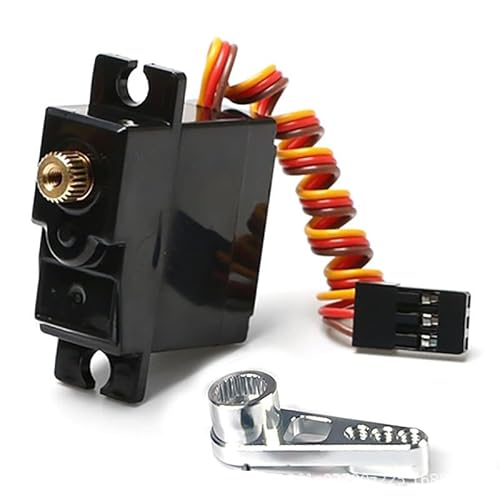 YJDTESVC Metallservo für Auto mit Fernbedienung WPL C14 C24 Pickup B14 B24 B36 MN MN99S, Server-Upgrade, 17 g (Armeegrün) von YJDTESVC