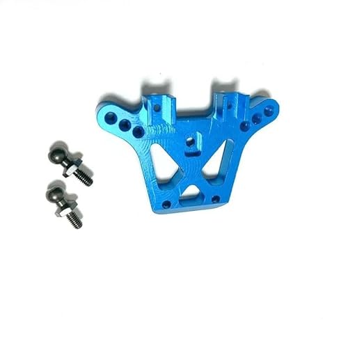 YJDTESVC Metallteil-Set, Lenkblöcke, Querlenker, für Trxs, LaTrax Teton 1/18 RC Auto (Stoßdämpfer hinten, Blau) von YJDTESVC