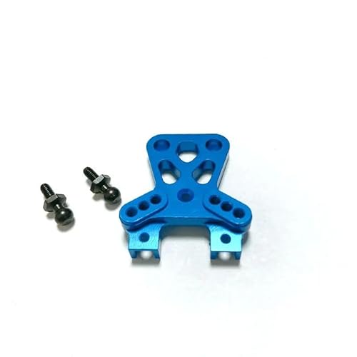 YJDTESVC Metallteil-Set, Lenkblöcke, Querlenker, für Trxs, LaTrax Teton 1/18 RC Auto (Stoßdämpfer vorne) Blau von YJDTESVC