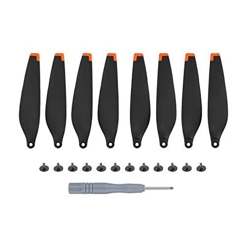 for DJI Mini 3 Propeller Props 8 Stück Ersatzpropeller for DJI Mini 3 Pro Drone Geräuscharme Schnellverschlussblätter Propellerflügellüfter(21pcs Orange Tip) von YJDTESVC