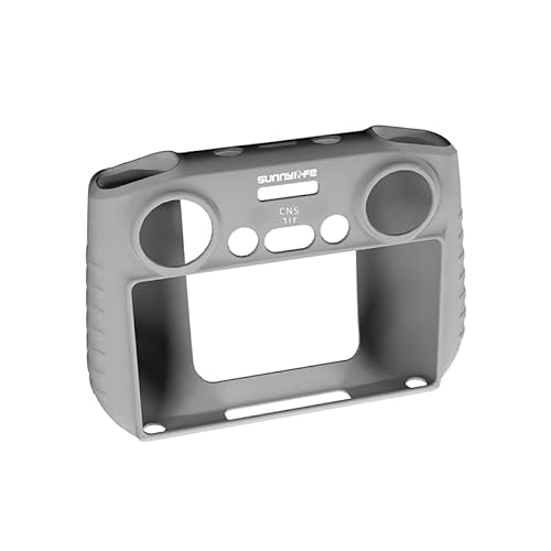 for DJI RC-N2 / RC 2 Fernbedienung mit Bildschirm Silikon Fall Staub-Proof Schutz Abdeckung for DJI Air 3 / Mini 4pro Drone(Without Hood Grey) von YJDTESVC
