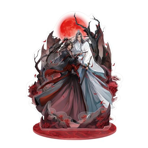 YJacuing Grandmaster of Demonic Cultivation: Mo Dao Zu Shi Acrylständer, Offiziell Lizenziertes Sammlerstück The Untamed Wei Wuxian LAN Wangji Figure (5th Anniversary) von YJacuing