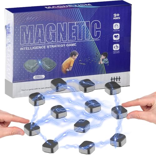 Magnetspiel, 40 Stück Magnet Spiel, Magnetisches Schachspiel,Magnet Schach, Schachspiel Magnetisch, Magnete Spiel,Tragbares Magnetschach-Party Für Familientreffen von YKHSUAOU