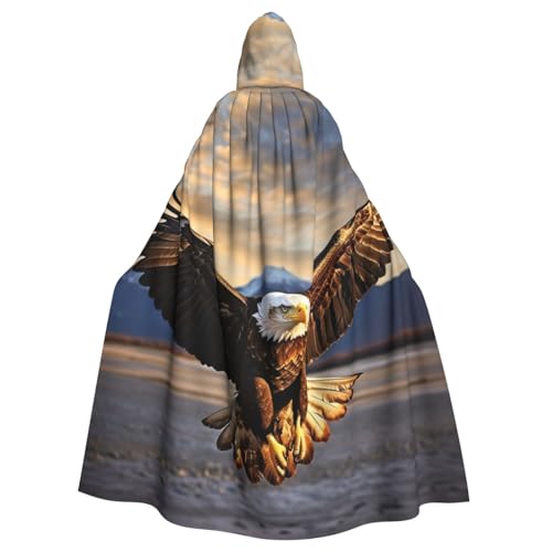 YKJJFVZ An Eagle3 Print Rogue Cosplay Erwachsene Halloween Hexe Kapuzenumhang Umhang Uni Kostüm für Horrorpartys Maskerade YKJJFVZ An Eagle3 Print Rogue Cosplay Erwachsene Halloween Hexe Kapuzenumhang Umhang Uni Kostüm für Horrorpartys Maskerade von YKJJFVZ