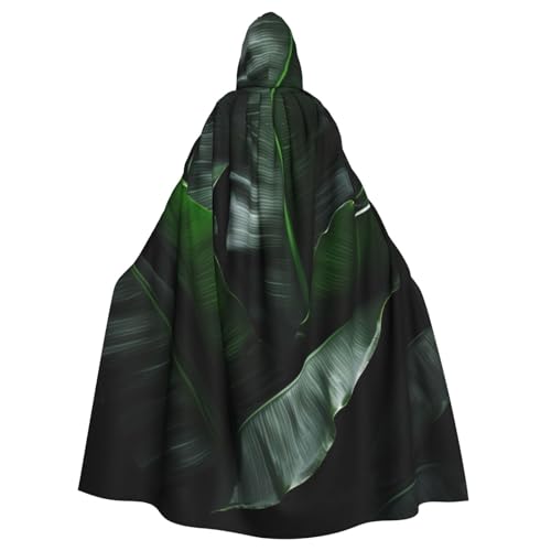 YKJJFVZ Bananenblatt schwarzer Druck Rogue Cosplay Erwachsene Halloween Hexe Kapuzenumhang Umhang Uni Kostüm für Horrorpartys Maskerade YKJJFVZ Bananenblatt schwarzer Druck Rogue Cosplay Erwachsene Halloween Hexe Kapuzenumhang Umhang Uni Kostüm für Horrorpartys Maskerade von YKJJFVZ