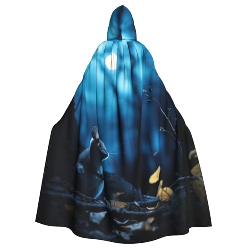 YKJJFVZ Blauer Chinchillas und Mond1-Druck, Rogue Cosplay, Erwachsene, Halloween, Hexe, Kapuzenumhang, Umhang, Uni-Kostüm für Horror-Partys, Maskerade YKJJFVZ Blauer Chinchillas und Mond1-Druck, Rogue Cosplay, Erwachsene, Halloween, Hexe, Kapuzenumhang, Umhang, Uni-Kostüm für Horror-Partys, Maskerade von YKJJFVZ