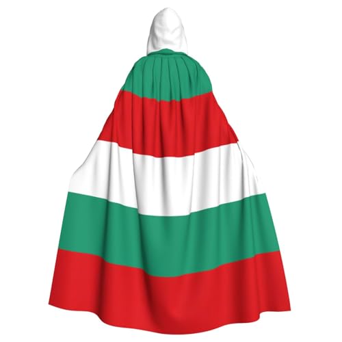 YKJJFVZ Bulgarischer Flaggen-Druck, Rogue Cosplay, Erwachsene, Halloween, Hexe, Kapuzenumhang, Umhang, Uni-Kostüm für Horror-Partys, Maskerade YKJJFVZ Bulgarischer Flaggen-Druck, Rogue Cosplay, Erwachsene, Halloween, Hexe, Kapuzenumhang, Umhang, Uni-Kostüm für Horror-Partys, Maskerade von YKJJFVZ
