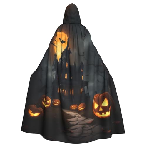 YKJJFVZ Halloween-Horror-Druck, Rogue Cosplay, Erwachsene, Halloween, Hexe, Kapuzenumhang, Uni-Kostüm für Horror-Partys, Maskerade YKJJFVZ Halloween-Horror-Druck, Rogue Cosplay, Erwachsene, Halloween, Hexe, Kapuzenumhang, Uni-Kostüm für Horror-Partys, Maskerade von YKJJFVZ