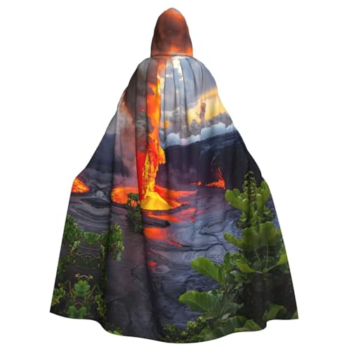 YKJJFVZ Kilauea Volcanos Print Rogue Cosplay Erwachsene Halloween Hexe Kapuzenumhang Umhang Uni Kostüm für Horrorpartys Maskerade YKJJFVZ Kilauea Volcanos Print Rogue Cosplay Erwachsene Halloween Hexe Kapuzenumhang Umhang Uni Kostüm für Horrorpartys Maskerade von YKJJFVZ