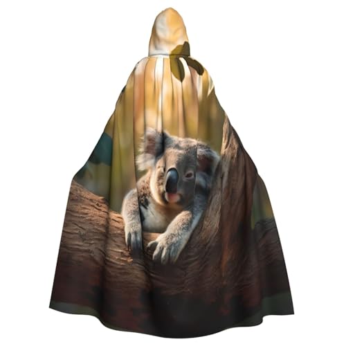 YKJJFVZ Koala-Druck, Rogue Cosplay, Erwachsene, Halloween, Hexe, Kapuzenumhang, Uni-Kostüm für Horror-Partys, Maskerade YKJJFVZ Koala-Druck, Rogue Cosplay, Erwachsene, Halloween, Hexe, Kapuzenumhang, Uni-Kostüm für Horror-Partys, Maskerade von YKJJFVZ