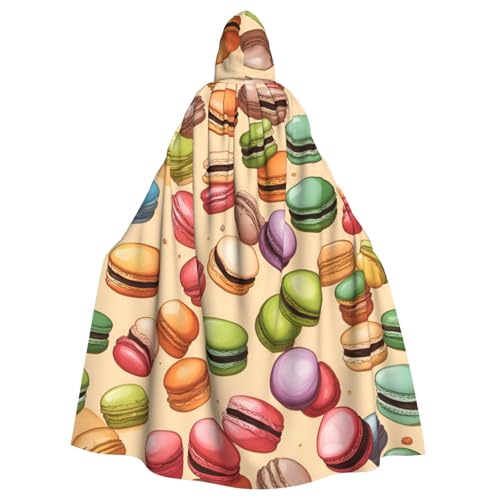 YKJJFVZ Macaron Biscuit Flavored Print Rogue Cosplay Erwachsene Halloween Hexe Kapuzenumhang Umhang Uni Kostüm für Horrorpartys Maskerade YKJJFVZ Macaron Biscuit Flavored Print Rogue Cosplay Erwachsene Halloween Hexe Kapuzenumhang Umhang Uni Kostüm für Horrorpartys Maskerade von YKJJFVZ