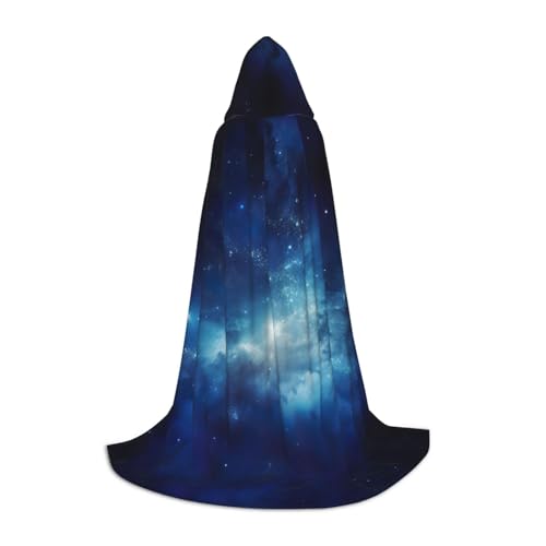 YKJJFVZ Mittelalter- und Renaissance-Umhang mit Galaxie-Druck, mit Kapuze, Zauberer, Vampir und Halloween-Kostümen YKJJFVZ Mittelalter- und Renaissance-Umhang mit Galaxie-Druck, mit Kapuze, Zauberer, Vampir und Halloween-Kostümen von YKJJFVZ