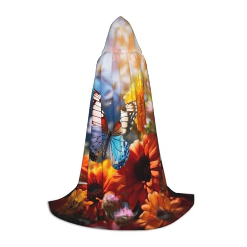 YKJJFVZ Mittelalter- und Renaissance-Umhang mit Kapuze, Zauberer, Vampir und Halloween-Kostümen, lebendig, farbenfroh YKJJFVZ Mittelalter- und Renaissance-Umhang mit Kapuze, Zauberer, Vampir und Halloween-Kostümen, lebendig, farbenfroh von YKJJFVZ