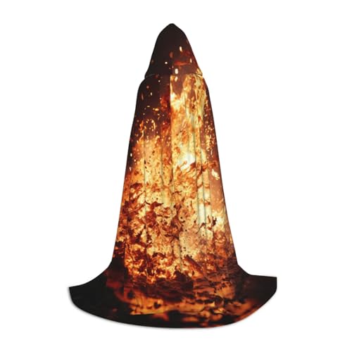 YKJJFVZ Mittelalter- und Renaissance-Umhang mit Vulkandruck, mit Kapuze, Zauberer, Vampir und Halloween-Kostüm YKJJFVZ Mittelalter- und Renaissance-Umhang mit Vulkandruck, mit Kapuze, Zauberer, Vampir und Halloween-Kostüm von YKJJFVZ