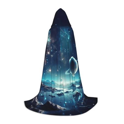 YKJJFVZ Mittelalter- und Renaissance-Umhang mit Weltraumsternen, bedruckt, mit Kapuze, Zauberer, Vampir und Halloween-Kostüm YKJJFVZ Mittelalter- und Renaissance-Umhang mit Weltraumsternen, bedruckt, mit Kapuze, Zauberer, Vampir und Halloween-Kostüm von YKJJFVZ