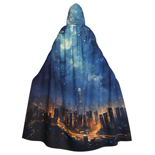 YKJJFVZ Nachtszenen-Druck, Rogue Cosplay, Erwachsene, Halloween, Hexe, Kapuzenumhang, Umhang, Uni-Kostüm für Horror-Partys, Maskerade YKJJFVZ Nachtszenen-Druck, Rogue Cosplay, Erwachsene, Halloween, Hexe, Kapuzenumhang, Umhang, Uni-Kostüm für Horror-Partys, Maskerade von YKJJFVZ