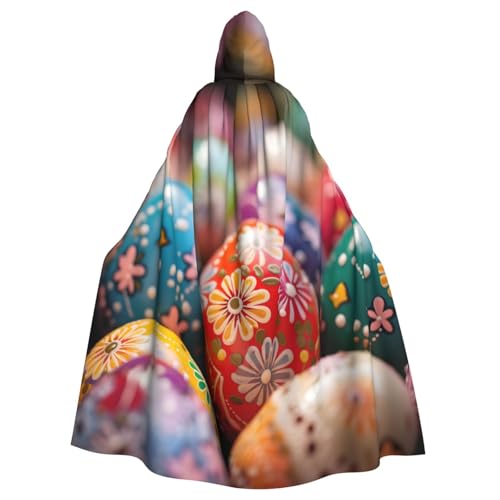 YKJJFVZ Ostereier-Druck, Rogue Cosplay, Erwachsene, Halloween, Hexe, Kapuzenumhang, Uni-Kostüm für Horror-Partys, Maskerade YKJJFVZ Ostereier-Druck, Rogue Cosplay, Erwachsene, Halloween, Hexe, Kapuzenumhang, Uni-Kostüm für Horror-Partys, Maskerade von YKJJFVZ