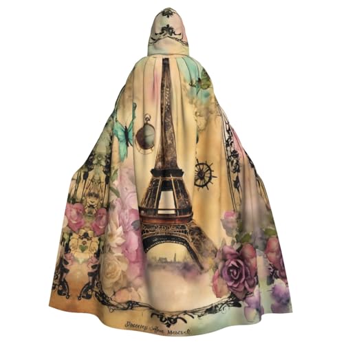 YKJJFVZ Paris Eiffelturm Druck Rogue Cosplay Erwachsene Halloween Hexe Kapuzenumhang Umhang Uni Kostüm für Horrorpartys Maskerade YKJJFVZ Paris Eiffelturm Druck Rogue Cosplay Erwachsene Halloween Hexe Kapuzenumhang Umhang Uni Kostüm für Horrorpartys Maskerade von YKJJFVZ