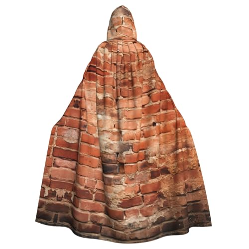 YKJJFVZ Roter Ziegelstein-Wanddruck, Rogue Cosplay, Erwachsene, Halloween, Hexe, Kapuzenumhang, Uni-Kostüm für Horror-Partys, Maskerade YKJJFVZ Roter Ziegelstein-Wanddruck, Rogue Cosplay, Erwachsene, Halloween, Hexe, Kapuzenumhang, Uni-Kostüm für Horror-Partys, Maskerade von YKJJFVZ