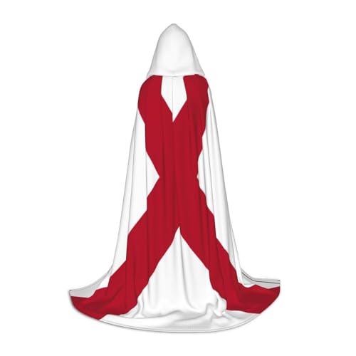 YKJJFVZ Umhang mit Alabama-Staatsflagge, Mittelalter- und Renaissance-Umhang mit Kapuze, Zauberer, Vampir und Halloween-Kostümen, Schwarz, Medium YKJJFVZ Umhang mit Alabama-Staatsflagge, Mittelalter- und Renaissance-Umhang mit Kapuze, Zauberer, Vampir und Halloween-Kostümen, Schwarz, Medium von YKJJFVZ