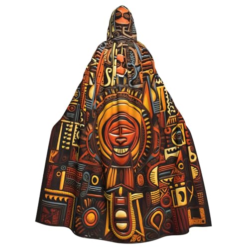 YKJJFVZ Umhang mit Kapuze für Erwachsene, Halloween, Hexe, Nationalmuster, für Horrorpartys, Maskerade YKJJFVZ Umhang mit Kapuze für Erwachsene, Halloween, Hexe, Nationalmuster, für Horrorpartys, Maskerade von YKJJFVZ