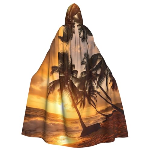 YKJJFVZ Umhang mit Kapuze und Palmenaufdruck, Schurke, Cosplay, Erwachsene, Halloween, Hexe, Uni, Kostüm für Horrorpartys, Maskerade YKJJFVZ Umhang mit Kapuze und Palmenaufdruck, Schurke, Cosplay, Erwachsene, Halloween, Hexe, Uni, Kostüm für Horrorpartys, Maskerade von YKJJFVZ