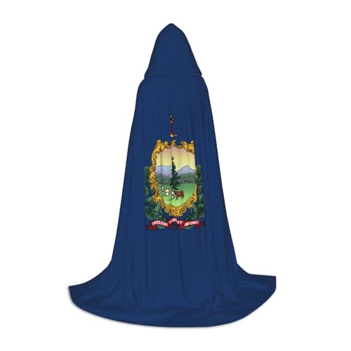 YKJJFVZ Umhang mit Vermont Staatsflagge, Mittelalter- und Renaissance-Umhang mit Kapuze, Zauberer, Vampir und Halloween-Kostüme YKJJFVZ Umhang mit Vermont Staatsflagge, Mittelalter- und Renaissance-Umhang mit Kapuze, Zauberer, Vampir und Halloween-Kostüme von YKJJFVZ