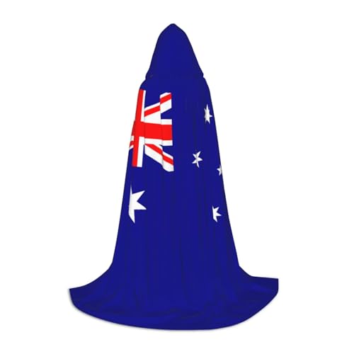 YKJJFVZ Umhang mit australischer Flagge, Mittelalter- und Renaissance-Umhang mit Kapuze, Zauberer, Vampir und Halloween-Kostüme YKJJFVZ Umhang mit australischer Flagge, Mittelalter- und Renaissance-Umhang mit Kapuze, Zauberer, Vampir und Halloween-Kostüme von YKJJFVZ