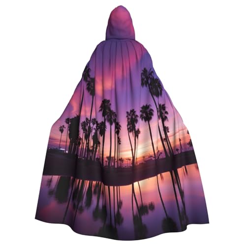 YKJJFVZ Violetter Sonnenuntergang-Druck, Rogue Cosplay, Erwachsene, Halloween, Hexe, Kapuzenumhang, Umhang, Uni-Kostüm für Horror-Partys, Maskerade YKJJFVZ Violetter Sonnenuntergang-Druck, Rogue Cosplay, Erwachsene, Halloween, Hexe, Kapuzenumhang, Umhang, Uni-Kostüm für Horror-Partys, Maskerade von YKJJFVZ