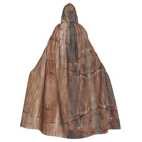 YKJJFVZ Wunderschöner Umhang mit Kapuze und Baum, Camouflage-Druck, für Erwachsene, Halloween, Hexe, Uni-Kostüm für Horror-Partys, Maskerade von YKJJFVZ