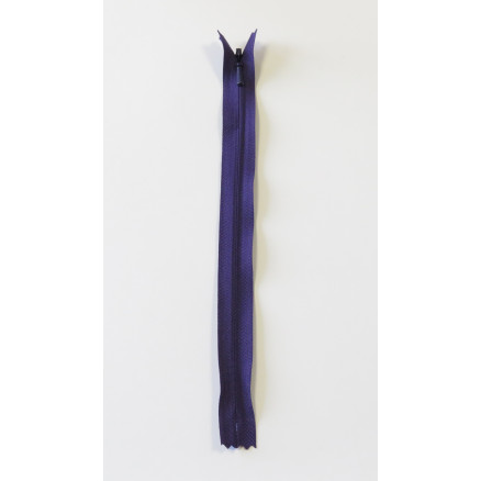 YKK nahtverdeckter Reißverschluss Lila 4 mm - 55 cm von YKK