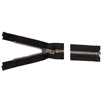 YKK Trennbarer Reißverschluss Aluminium 50cm 4mm Schwarz YKK Trennbarer Reißverschluss Aluminium 50cm 4mm Schwarz von YKK
