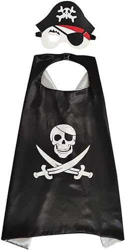 Piratenumhang，Piraten-Zubehör-Set，Kinder Halloween Umhange，Für Erwachsenes Kind Unisex Cosplay. von YKKJ