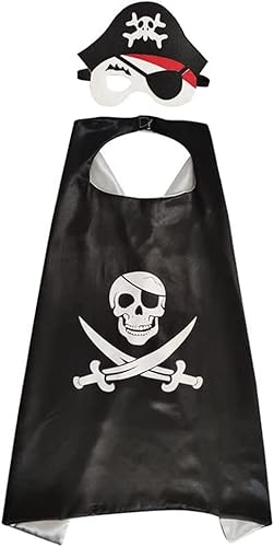 Piratenumhang,Piraten-Zubehör-Set,Kinder Halloween Umhange,Für Erwachsenes Kind Unisex Cosplay. Piratenumhang,Piraten-Zubehör-Set,Kinder Halloween Umhange,Für Erwachsenes Kind Unisex Cosplay. von Guoml
