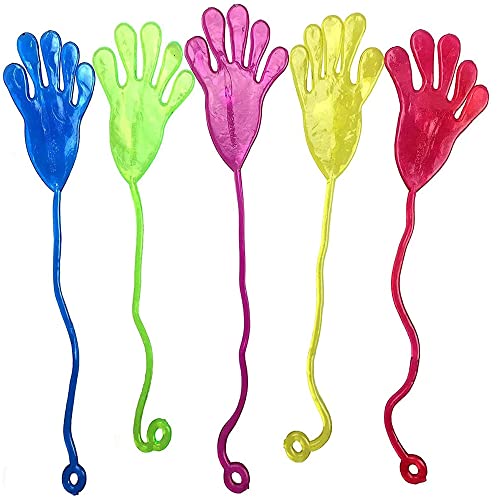 YKKJ Klatschhand,Kinder Bunte Glibberhand 12 PCS Sticky Klatschhand für Kinder für den Kindergeburtstag als Gastgeschenk für Mädchen und Jungen YKKJ Klatschhand,Kinder Bunte Glibberhand 12 PCS Sticky Klatschhand für Kinder für den Kindergeburtstag als Gastgeschenk für Mädchen und Jungen von YKKJ