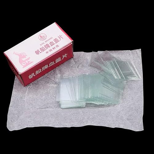YKMYXZ, 100 STÜCKE 22 x 26 mm Mikroskop-Glasobjektträger Deckgläser Leere Objektträger Mikroskop-Zubehör 0,5 mm Dicke YKMYXZ, 100 STÜCKE 22 x 26 mm Mikroskop-Glasobjektträger Deckgläser Leere Objektträger Mikroskop-Zubehör 0,5 mm Dicke von YKMYXZ