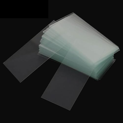 YKMYXZ, 100 STÜCKE 24x50mm Mikroskop-Glasobjektträger Deckgläser Leere Objektträger Mikroskop-Zubehör 0,13-0,17mm Dicke von YKMYXZ