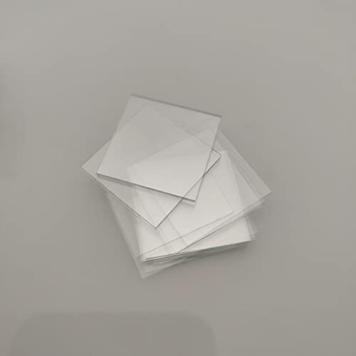 YKMYXZ, 100 Stück transparente quadratische Objektträger Deckgläser Deckgläser for optische Mikroskopinstrumente Mikroskop-Deckglas(18x18mm) von YKMYXZ