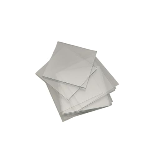 YKMYXZ, 100 Stück transparente quadratische Objektträger Deckgläser Deckgläser for optische Mikroskopinstrumente Mikroskop-Deckglas(24x24mm) von YKMYXZ