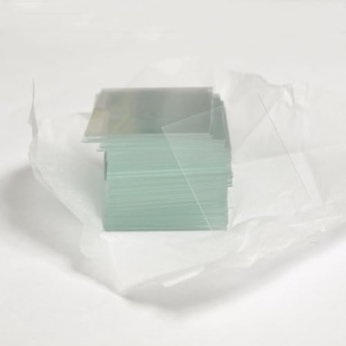 YKMYXZ, 100 stücke Transparente Objektträger Deckgläser Deckgläser Deckglas 18x18 20x20 22x22 24x24mm Dicke 0,13-0,17mm for Mikroskop(24x24mm) von YKMYXZ