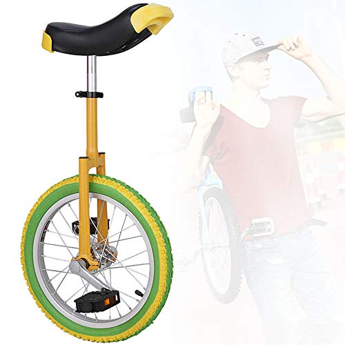 YKMYXZ, 20/18/16 Zoll Einrad, Herren-Einrad, Fahrräder for Erwachsene, Einrad, höhenverstellbare Mountainbikes for Erwachsene, rutschfestes Butyl Mountain(20inch) von YKMYXZ