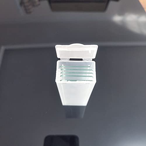 YKMYXZ, 5 STÜCKE Wiederverwendbare 1 "X 3" Laboratorial Doppel Konkaven Biologischen Mikroskop Leere Glas Objektträger Labor Verbrauchsmaterialien for Flüssigkeit Probe(5pcs double concave) von YKMYXZ