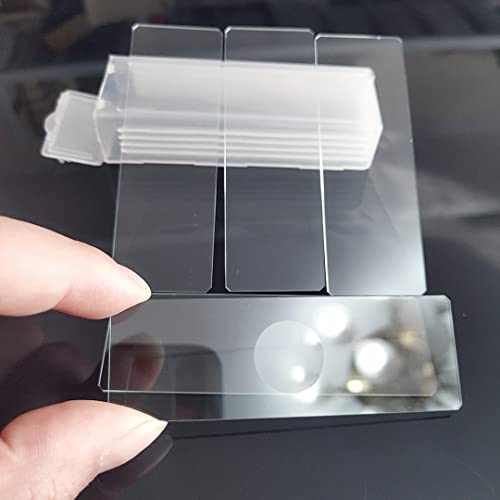 YKMYXZ, 5 Stück wiederverwendbare, einzelne konkave Mikroskop-Objektträger aus leerem Glas for die medizinische Fakultät, 25,4 x 76,2 mm, 1 x 3 Zoll YKMYXZ, 5 Stück wiederverwendbare, einzelne konkave Mikroskop-Objektträger aus leerem Glas for die medizinische Fakultät, 25,4 x 76,2 mm, 1 x 3 Zoll von YKMYXZ
