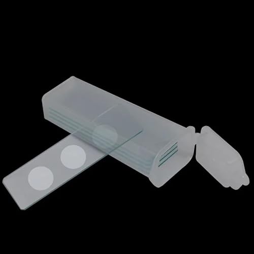 YKMYXZ, 5 Stück wiederverwendbare konkave leere Objektträger oder vorbereitete Objektträger for Laborverbrauchsmaterialien for biologische Mikroskope(Three concave) von YKMYXZ