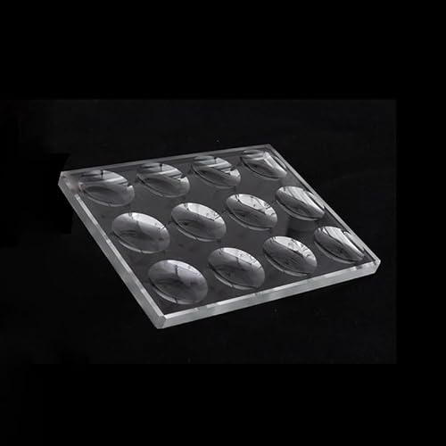 YKMYXZ, 5 mm Dicke, kreisförmiger konkaver Hohlraum, Objektträger for biologische Mikroskope, optisches Glas, mehrere Vertiefungen optional(2x6 wells) von YKMYXZ